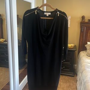 Michael kors black sweater dress worn once